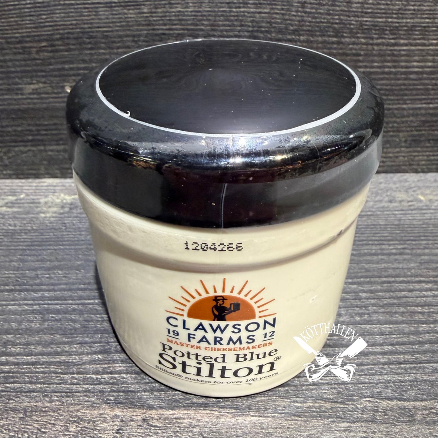 POTTED BLUE STILTON, CLAWSON FARMS