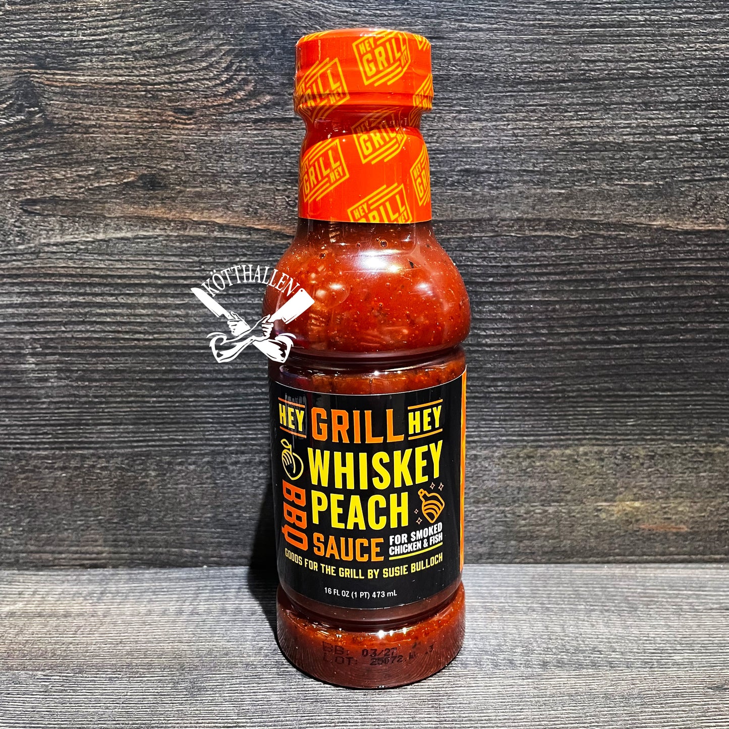 WHISKEY & PEACH BBQ-SAUCE, HEY GRILL