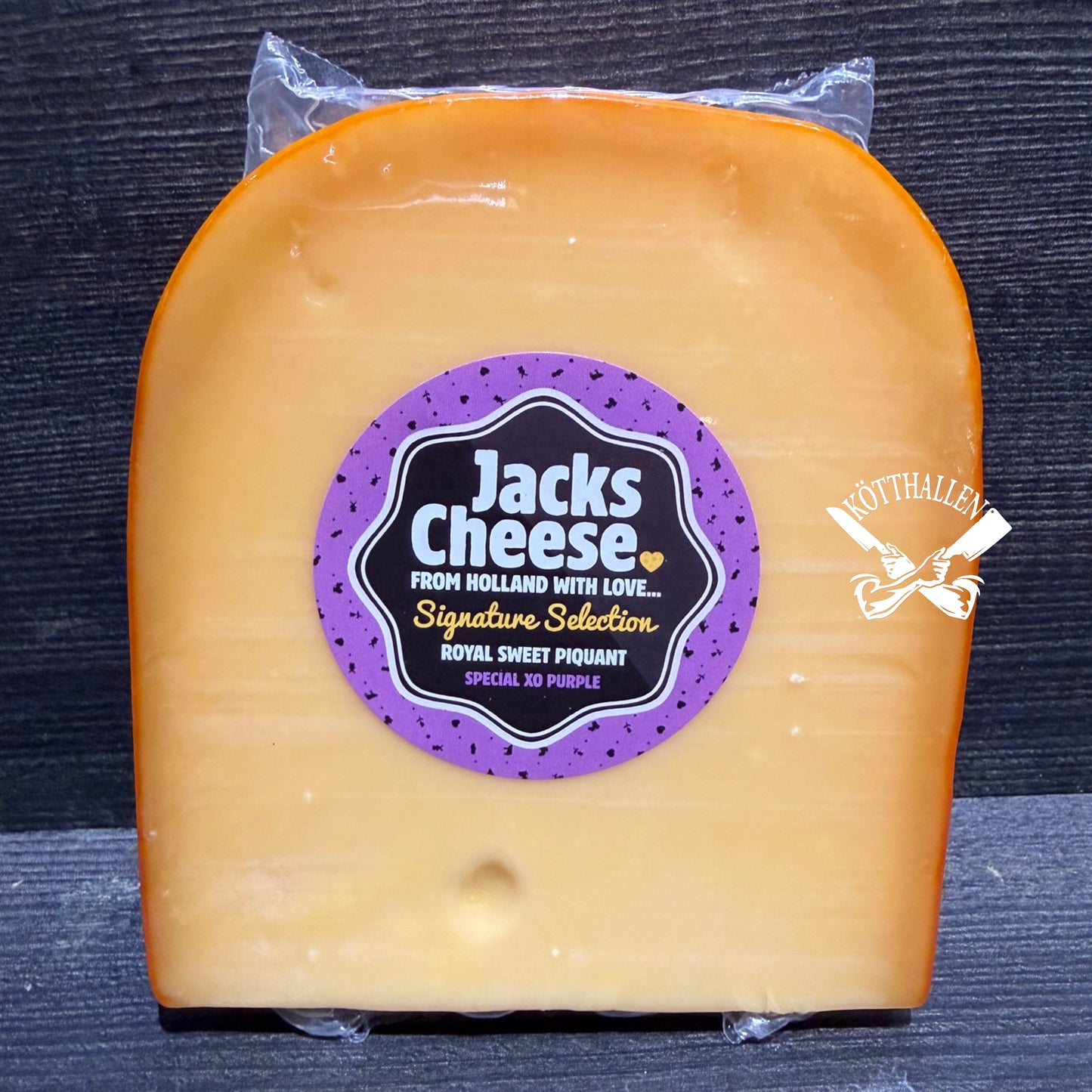 ROYAL SWEET PIQUANT XO PURPLE CHEESE, JACKS CHEESE