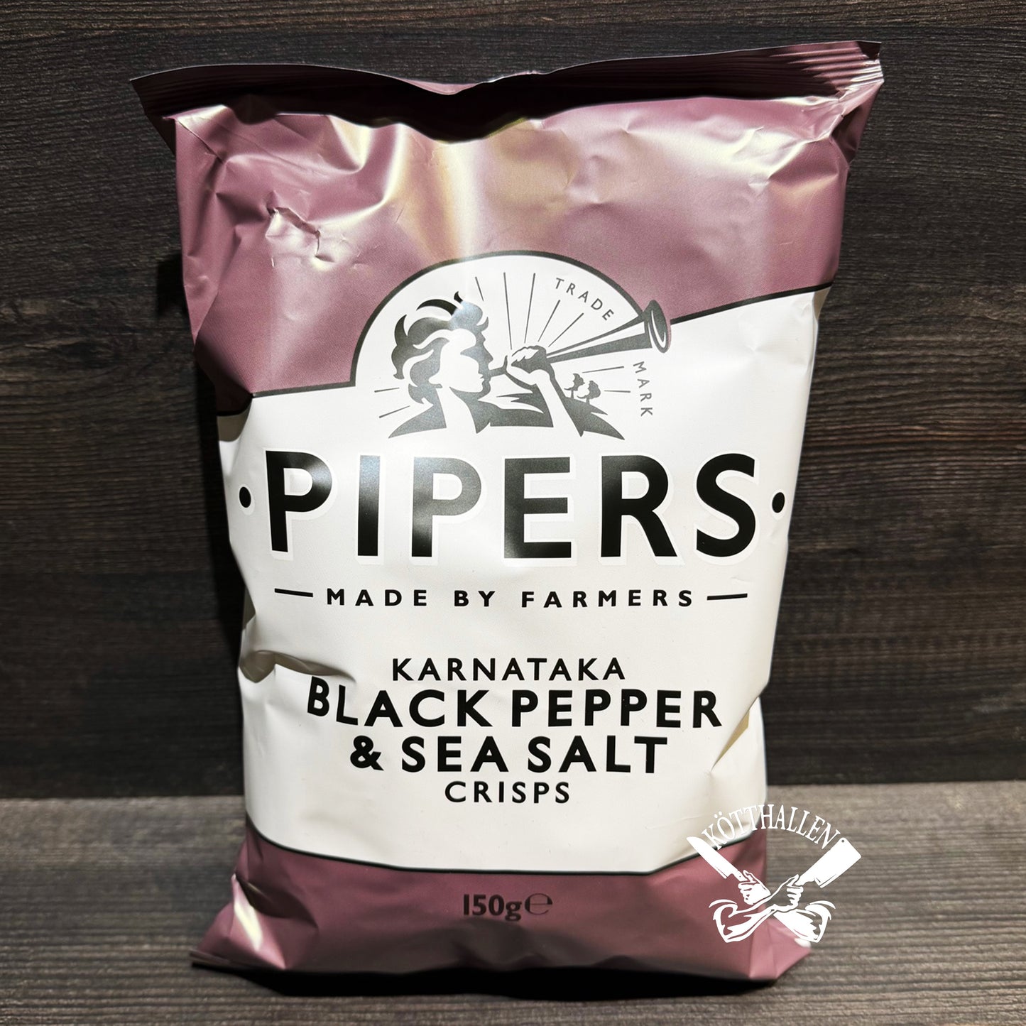 BLACK PEPPER & SEA SALT CRISPS, PIPERS