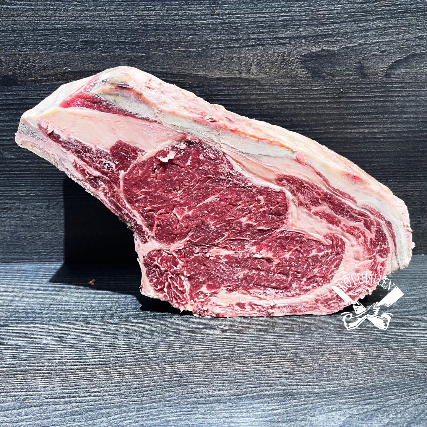 COWBOY STEAK, BLACK ANGUS, CHARRA