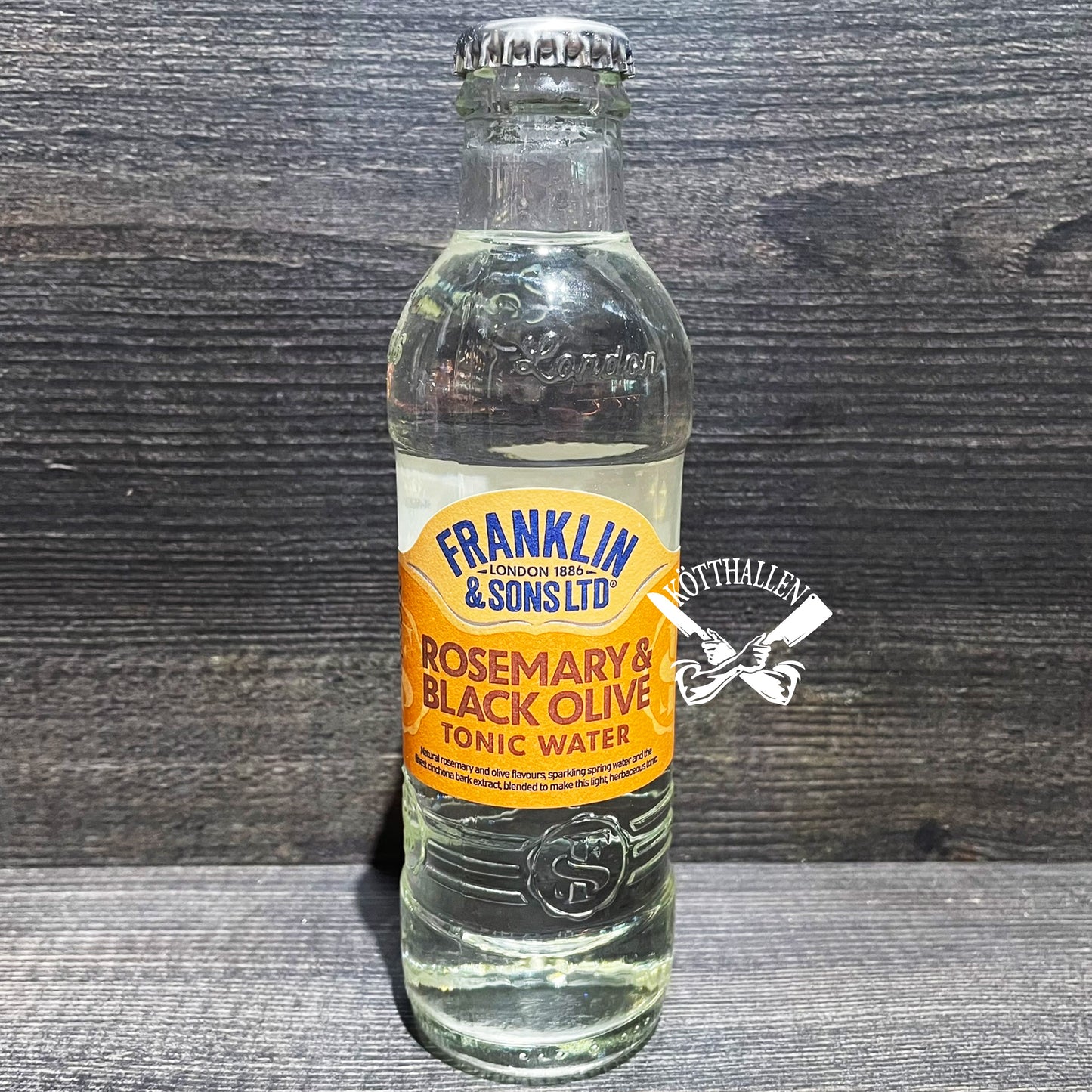 ROSEMARY & BLACK OLIVE TONIC WATER, FRANKLIN & SONS