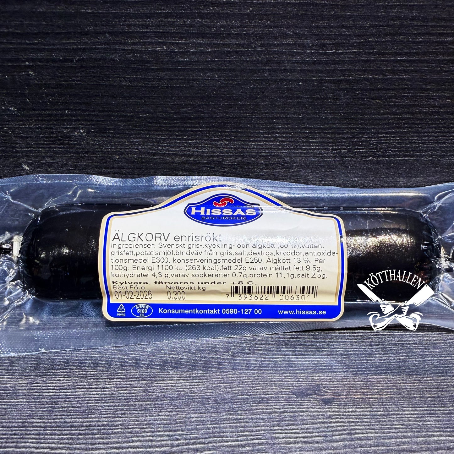 ENRISRÖKT ÄLGKORV, HISSAS