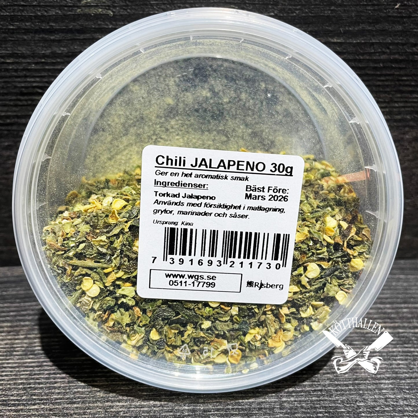 CHILI JALAPENO FLAKES, RISBERG