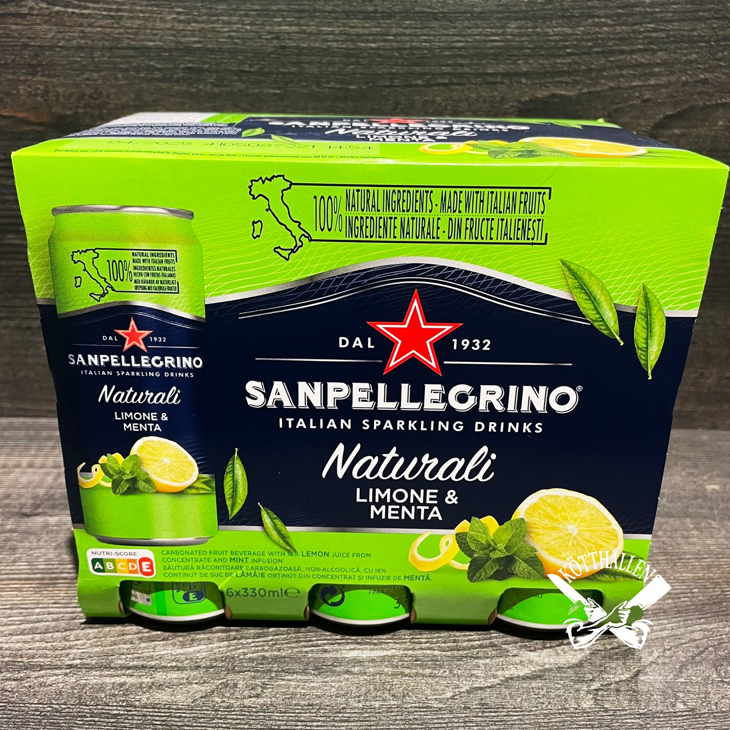 SAN PELLEGRINO LIMONE & MENTA, 6-PACK
