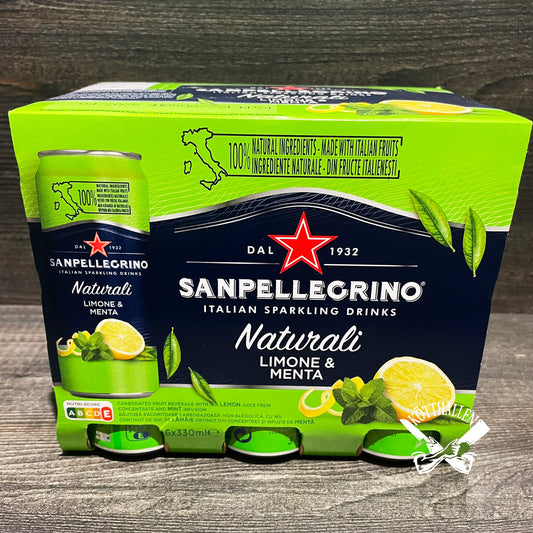 SAN PELLEGRINO LIMONE & MENTA, 6-PACK