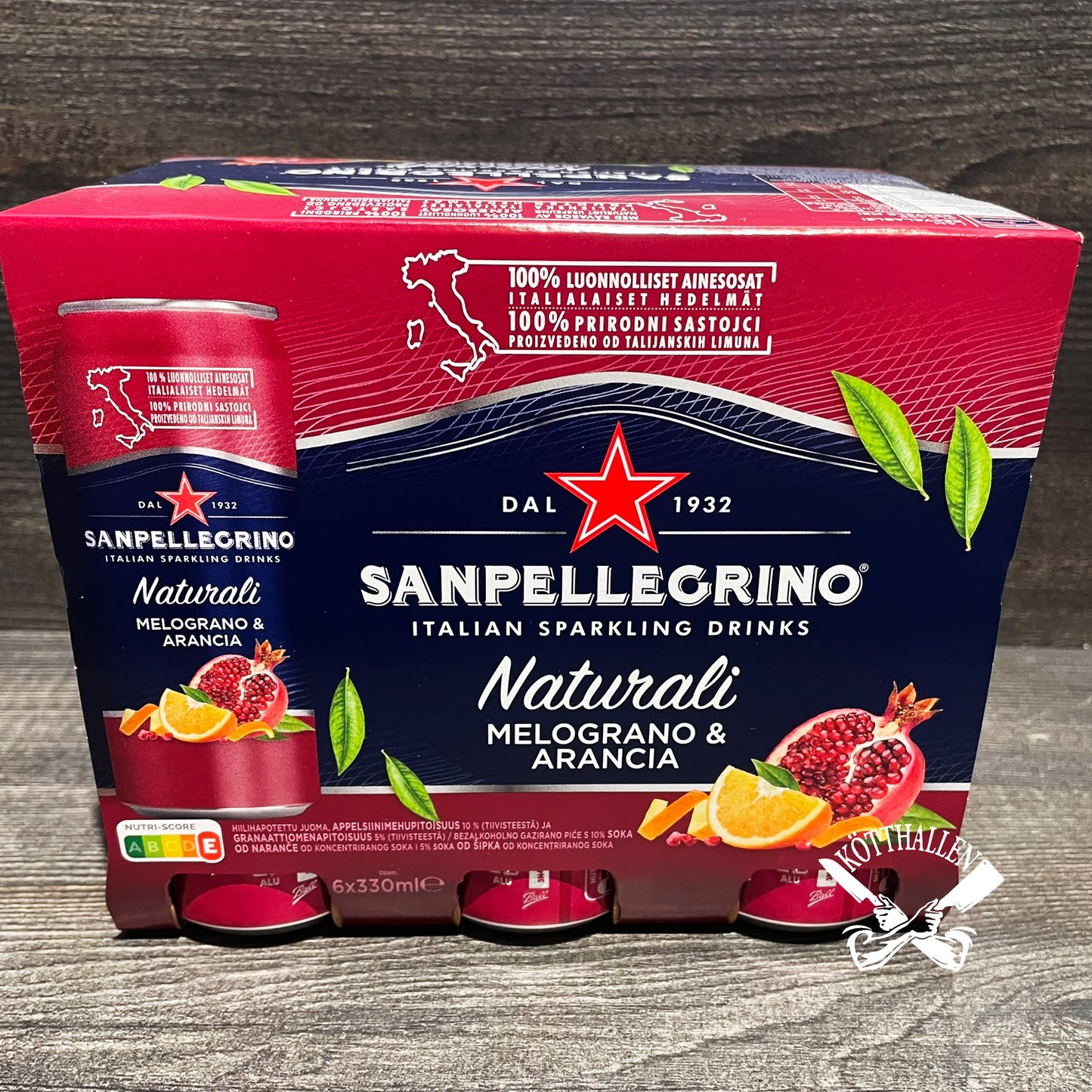 SAN PELLEGRINO MELOGRANO & ARANCIA, 6-PACK