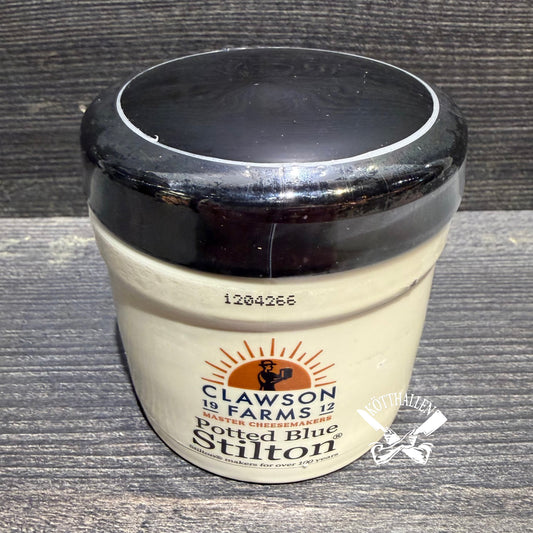 POTTED BLUE STILTON, CLAWSON FARMS