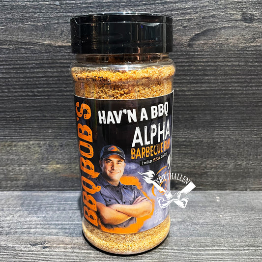 ALPHA RUB, BBQ BOB'S
