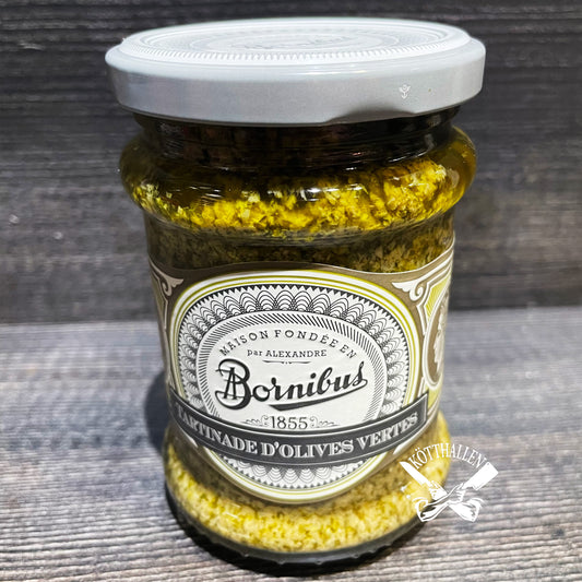 TARTINADE D'OLIVES VERTES, BORNIBUS