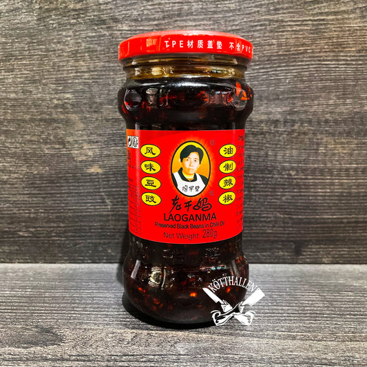 PRESERVED BLACK BEANS IN CHILI OIL, LAOGANMA