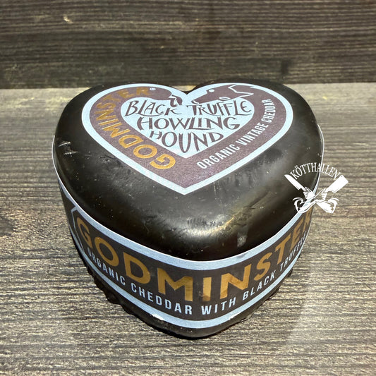 ORGANIC CHEDDAR WITH BLACK TRUFFLE, GODMINSTER
