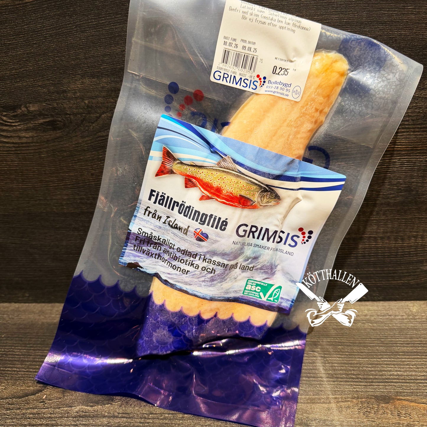 FJÄLLRÖDINGFILÉ, GRIMSIS