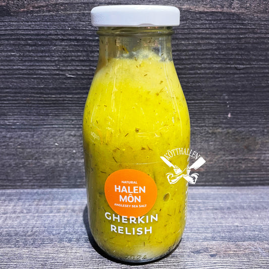 GHERKIN RELISH, HALEN MÔN