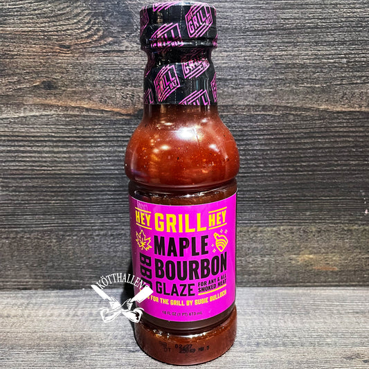 MAPLE & BOURBON BBQ-GLAZE, HEY GRILL