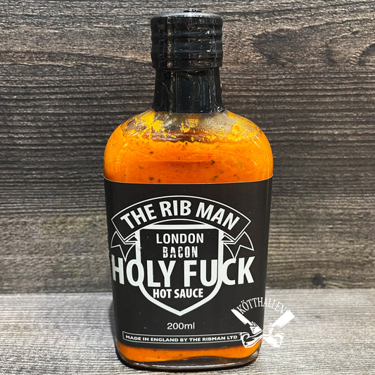 HOLY FUCK BACON HOT SAUCE, THE RIB MAN