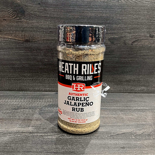 GARLIC JALAPENO RUB, HEATH RILES