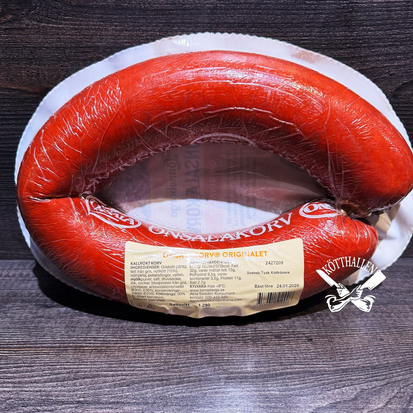 KALLRÖKT KORV, ONSALA KORV