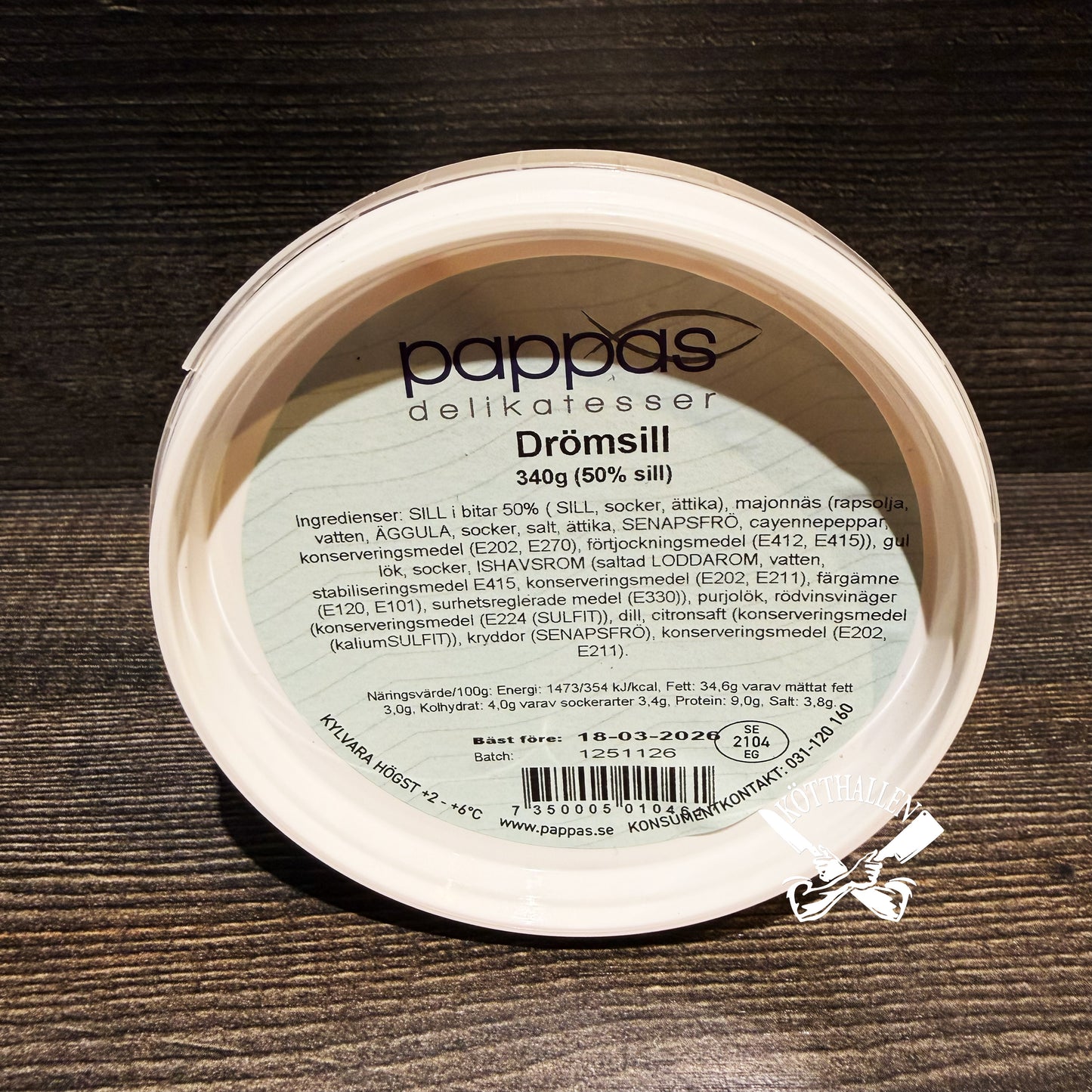DRÖMSILL, PAPPAS DELIKATESSER