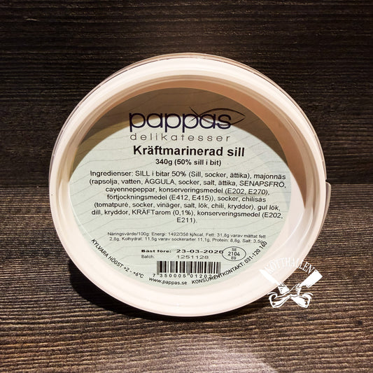 KRÄFTMARINERAD SILL, PAPPAS DELIKATESSER