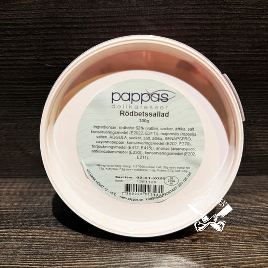 RÖDBETSSALLAD, PAPPAS DELIKATESSER