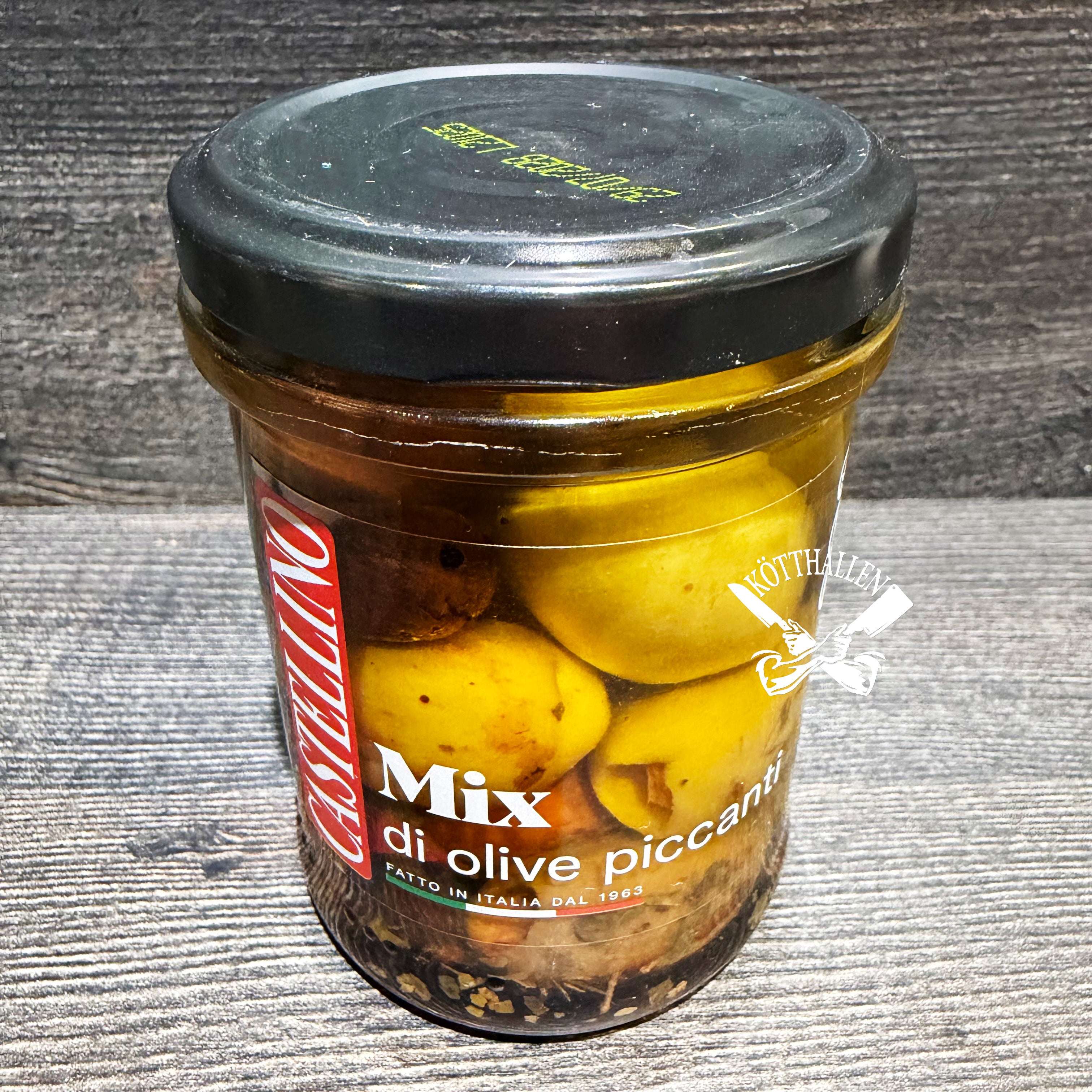 MIX DI OLIVE PICCANTI, CASTELLINO