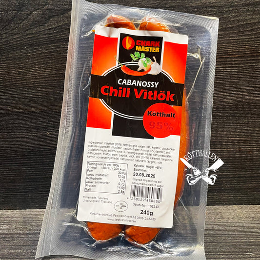 CABANOSSY CHILI VITLÖK, CHARKMÄSTER