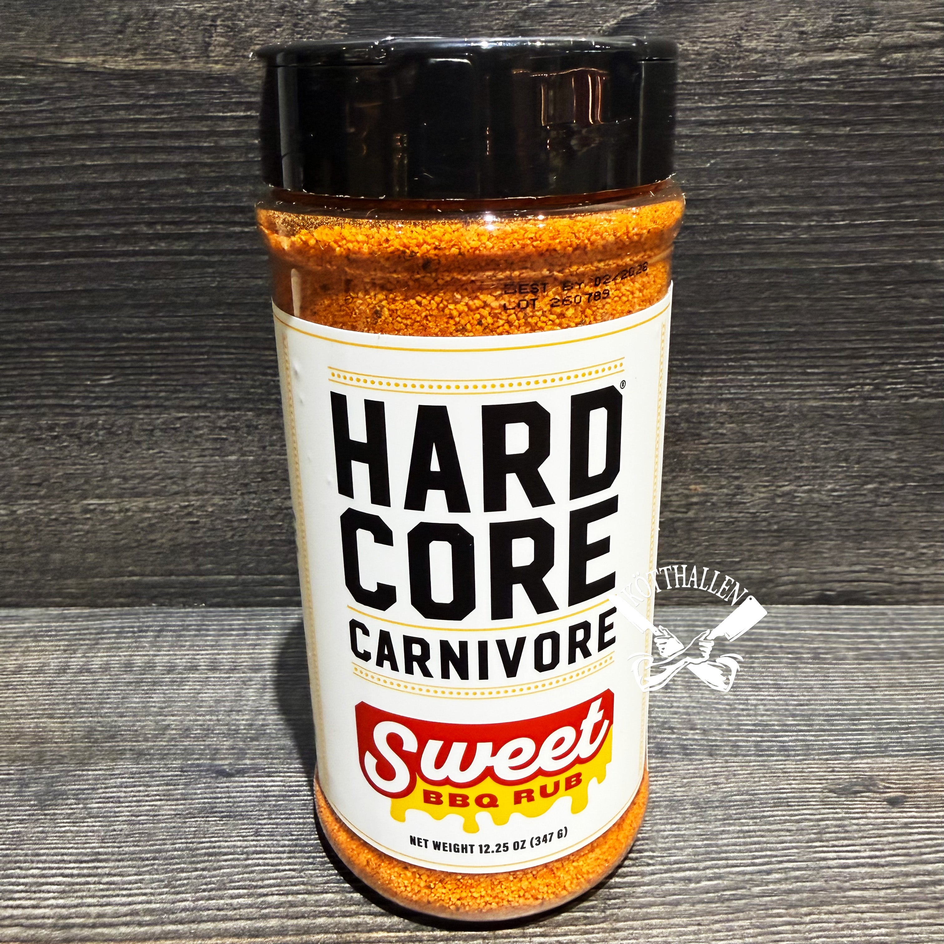 HARDCORE CARNIVORE SWEET BBQ RUB, HARDCORE CARNIVORE