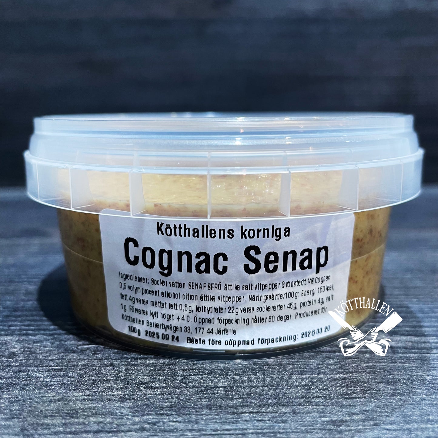 -BUTIKSUPPHÄMTNING- KÖTTHALLENS COGNACSENAP