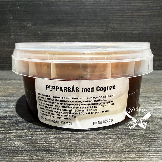 KÖTTHALLENS PEPPARSÅS MED COGNAC