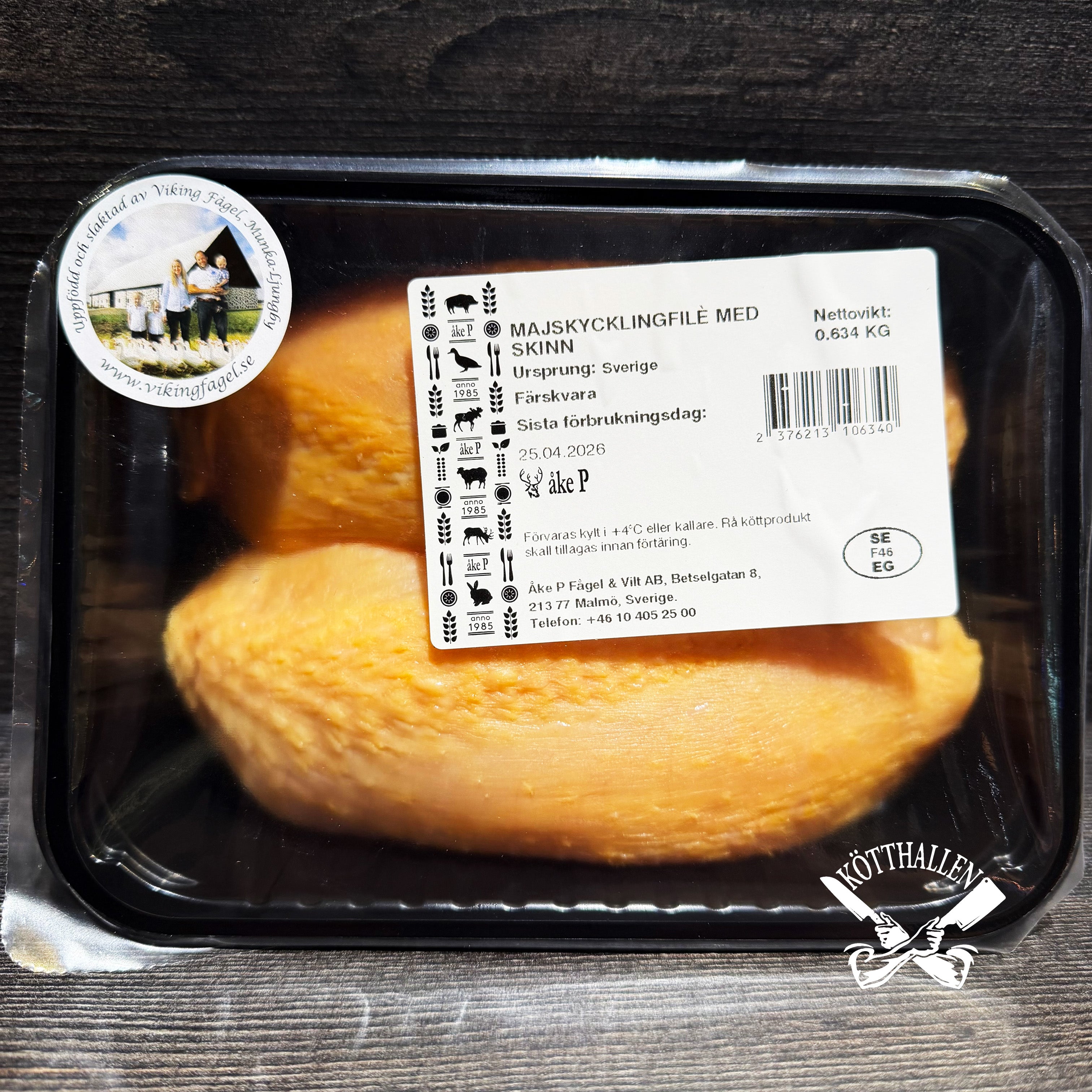 MAJSKYCKLINGFILE MED SKINN, VIKINGFÅGEL