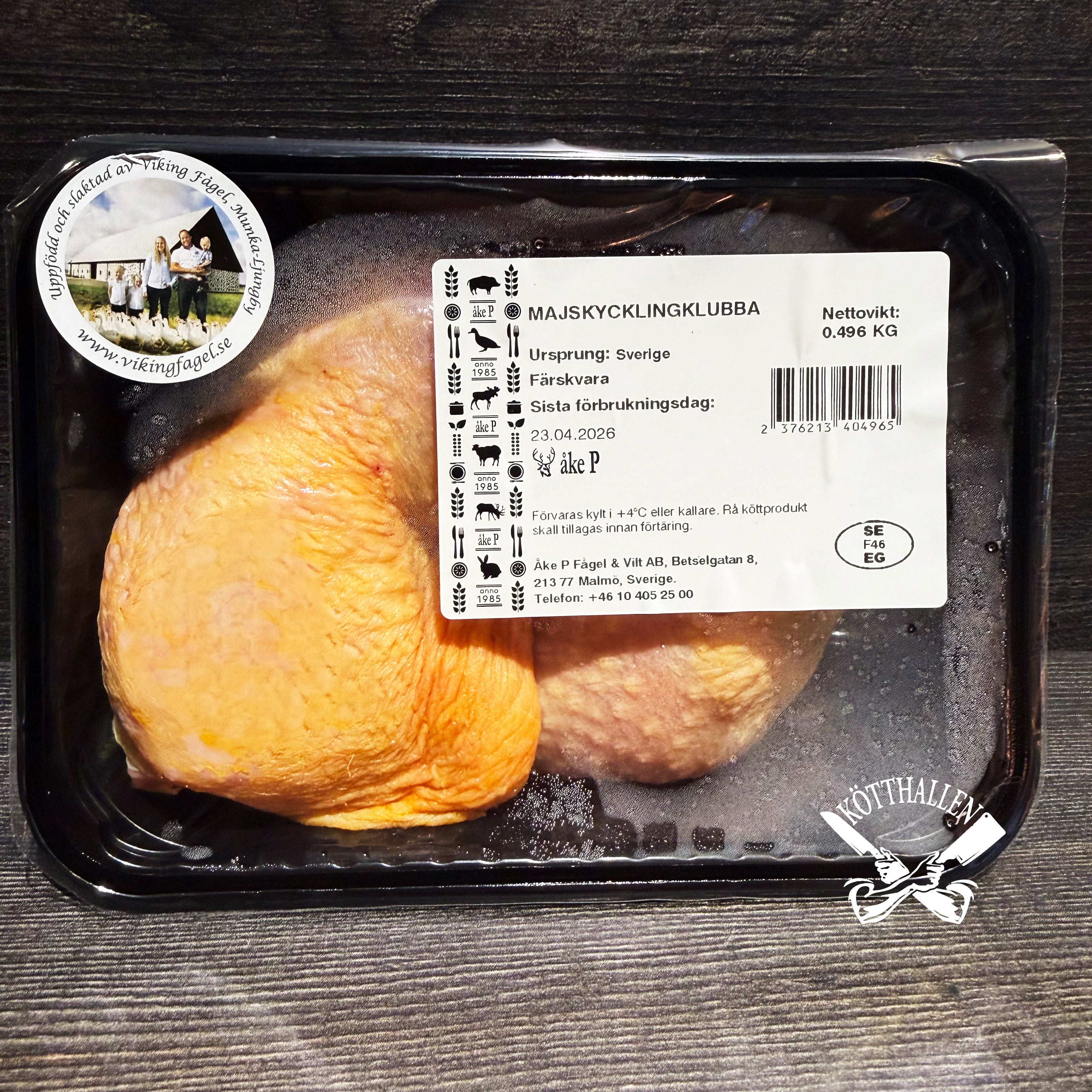 MAJSKYCKLINGKLUBBA, VIKINGFÅGEL