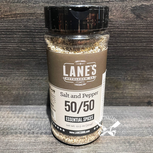 SALT & PEPPER 50/50, LANE'S RUBS