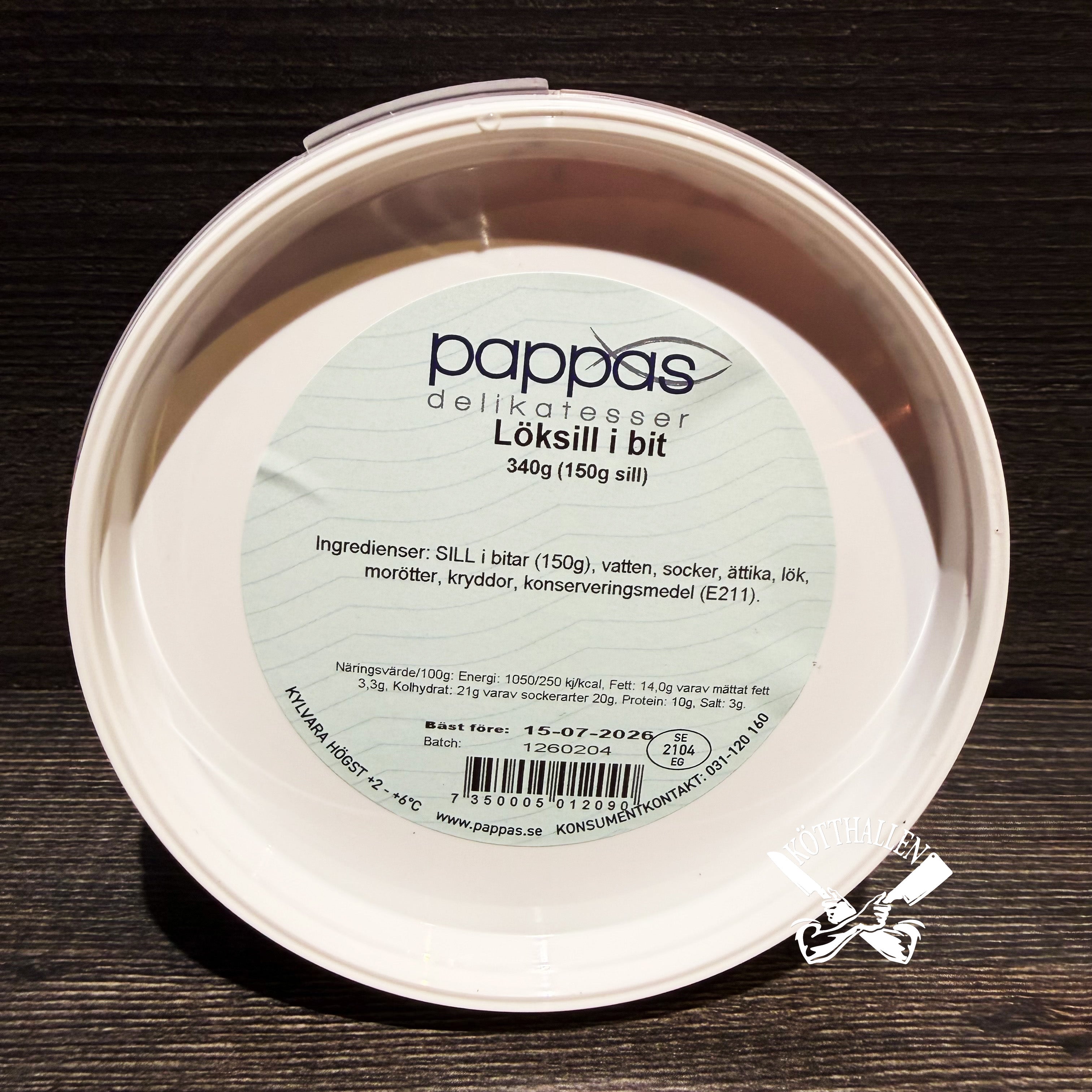 LÖKSILL I BIT, PAPPAS DELIKATESSER