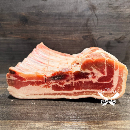 NORSK JULRIBBE (FLÄSKSIDA MED BEN) - HALV