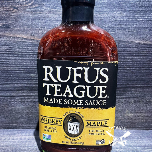 WHISKEY MAPLE BBQ SAUCE, RUFUS TEAGUE