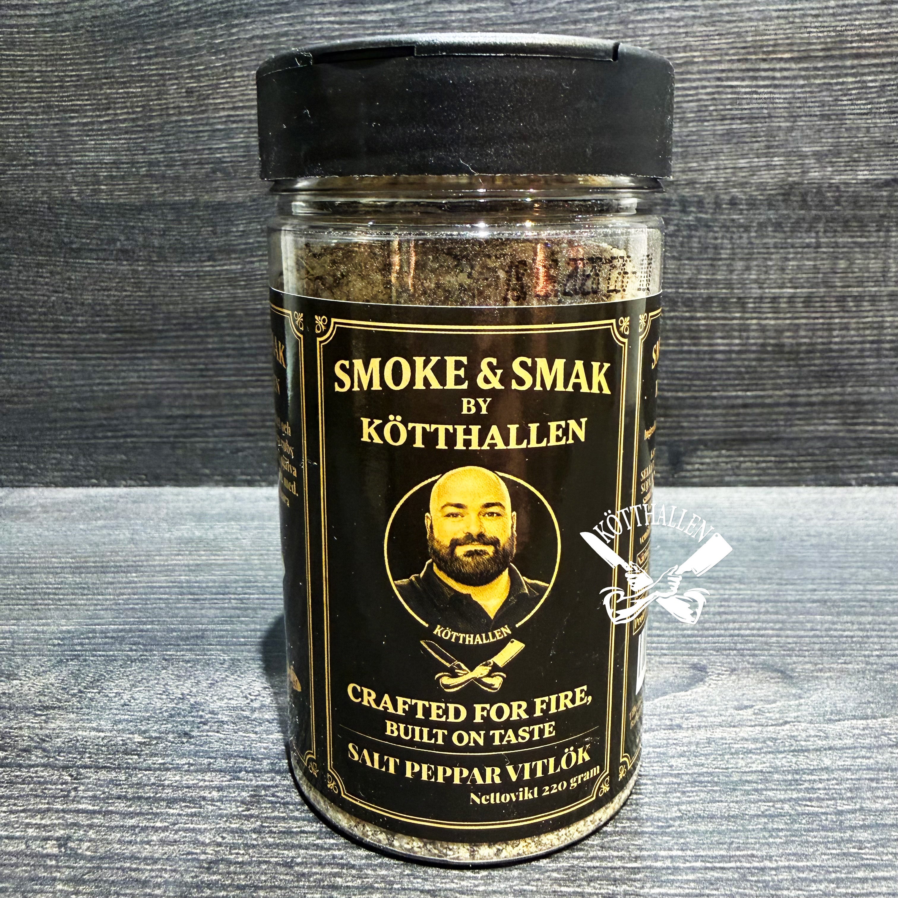 SALT PEPPAR VITLÖK, SMOKE & SMAK BY KÖTTHALLEN