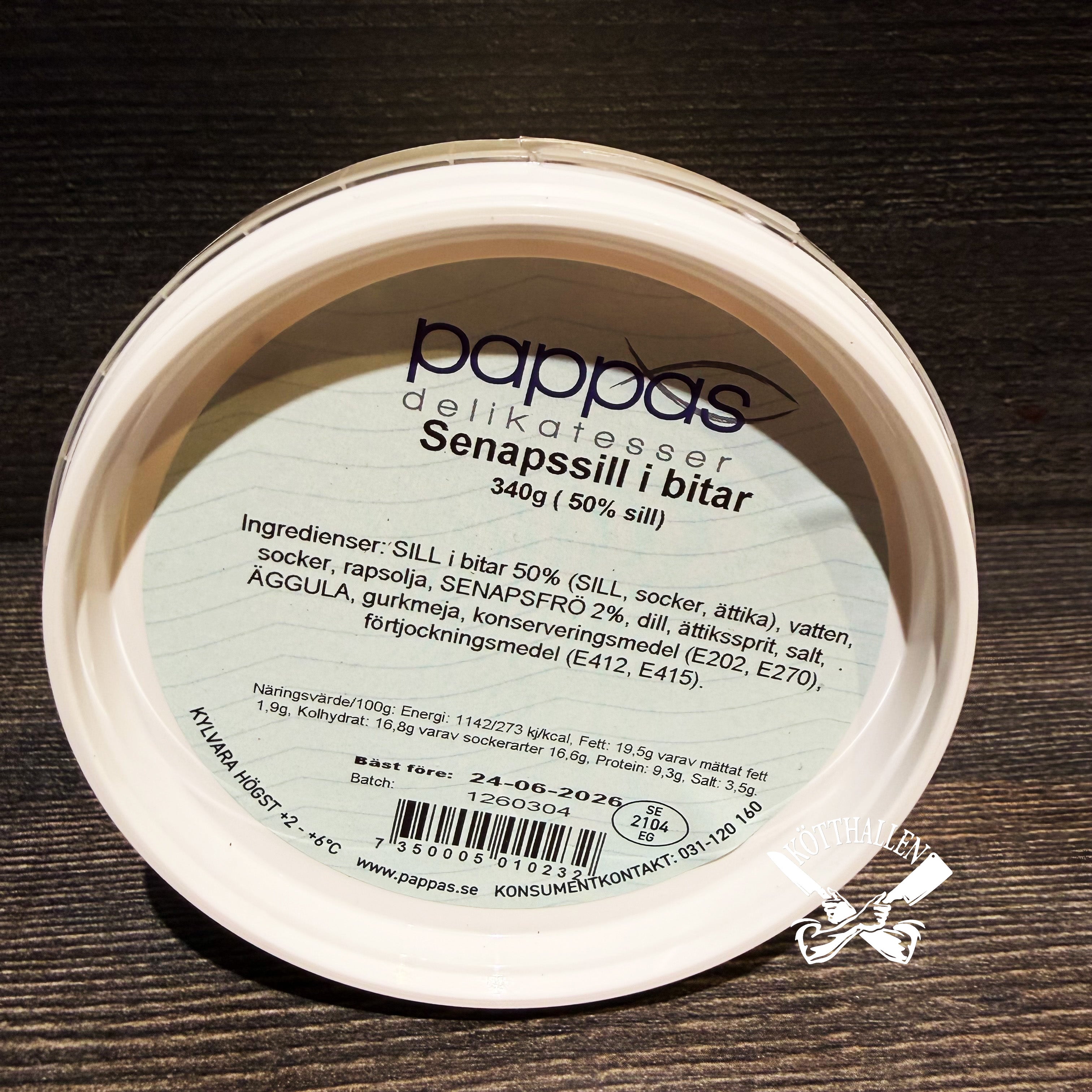 SENAPSSILL, PAPPAS DELIKATESSER