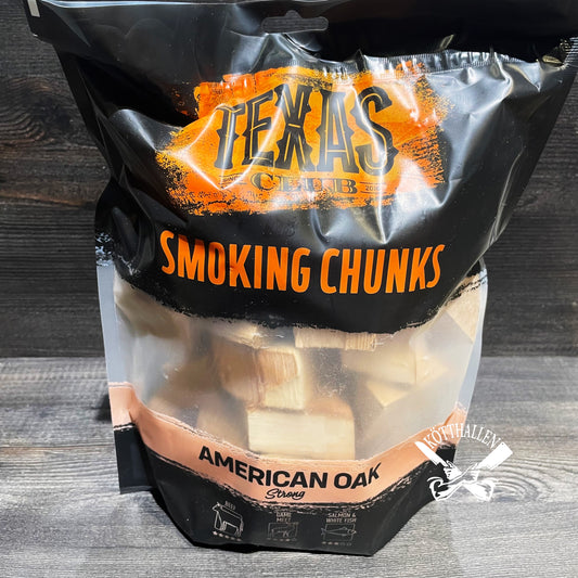SMOKING CHUNKS AMERICAN OAK, TEXAS CLUB
