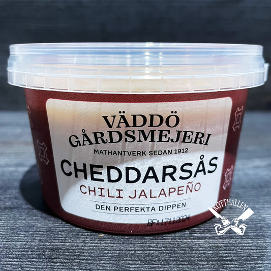 CHEDDARSÅS CHILI JALAPENO, VÄDDÖ GÅRDSMEJERI